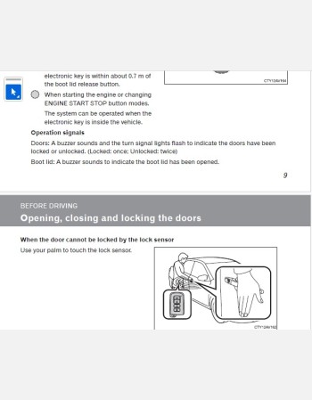 toyota camry 2013-2014 owners manual in english